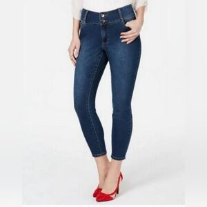 💙👖💙Thalia Sodi Core Bottom Double Button Ankle Jeans-16/18-Indigo-NWT